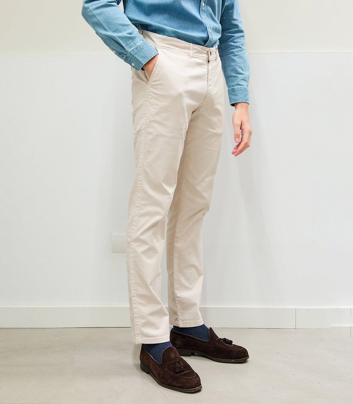Pantalón Chino Crudo
