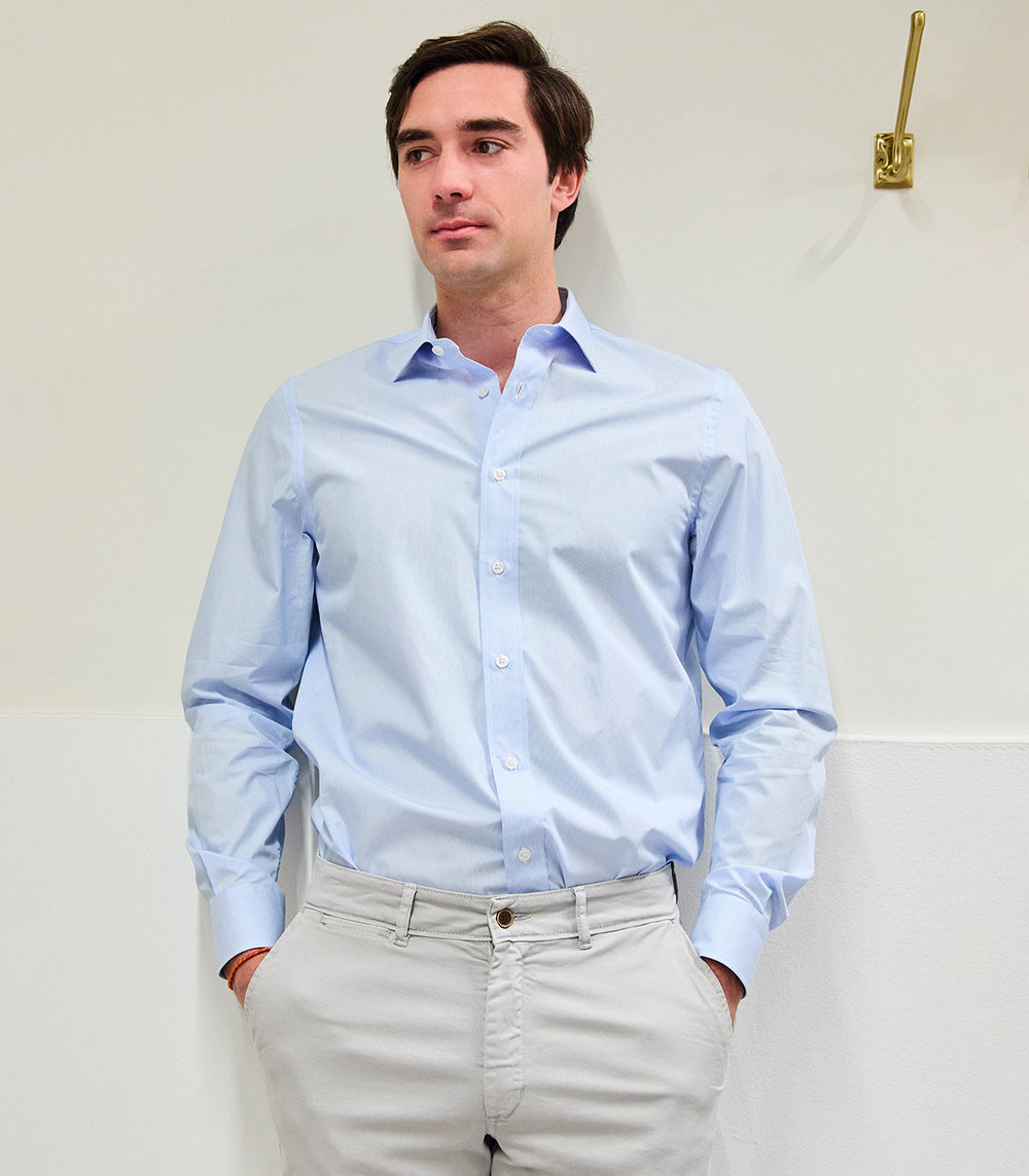 Camisa Mil Rayas Azul
