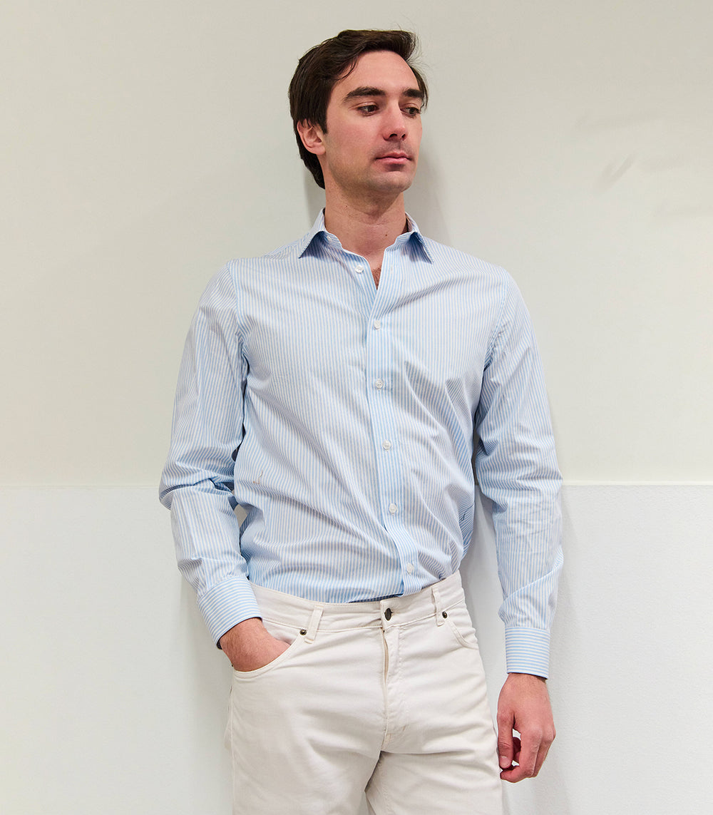 Blue Cambridge Stripe Shirt