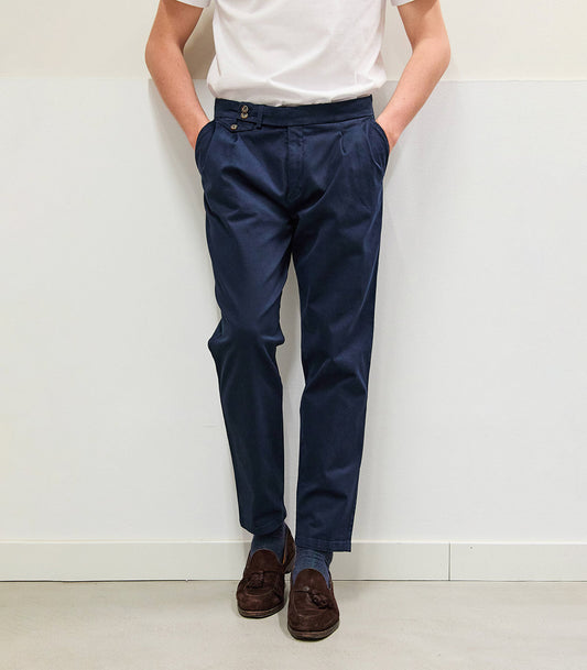 Pantalón Chino Pinzas Origin Azul