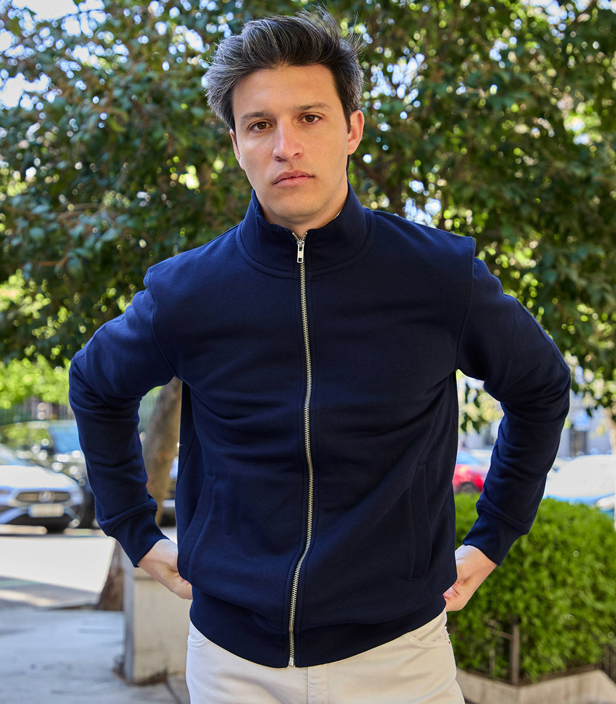 Sudadera Cremallera Marine