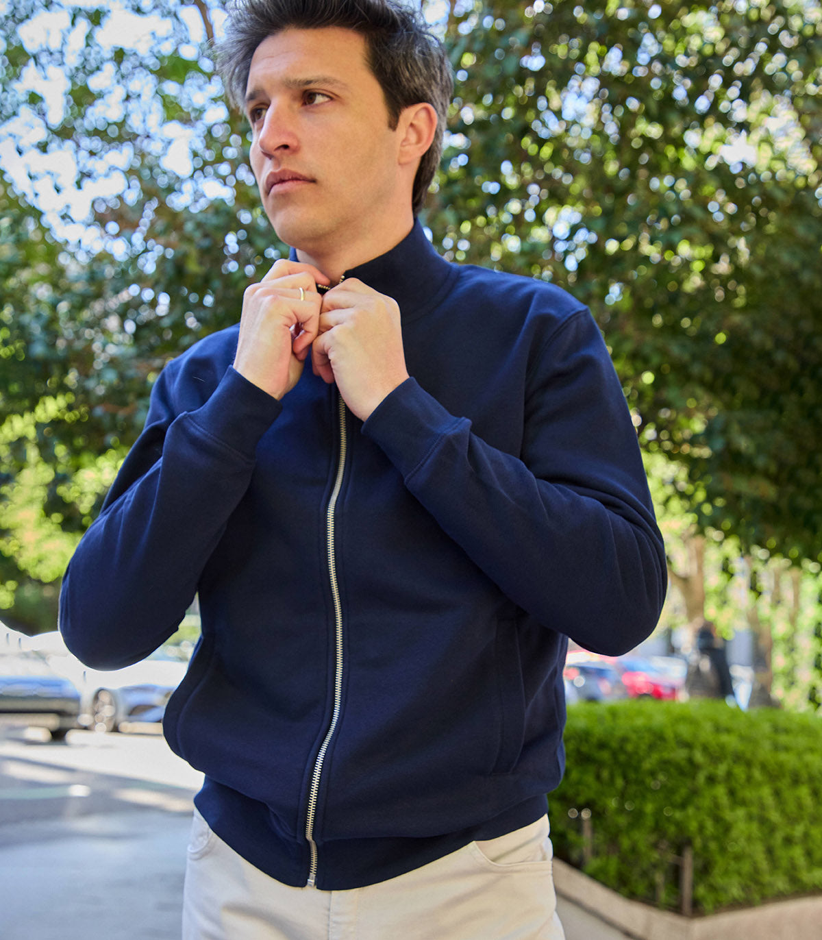 Sudadera Cremallera Marine