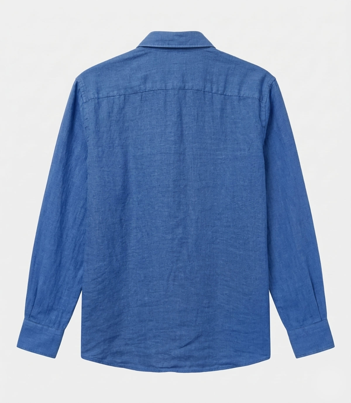Camisa Lino Azul Uva
