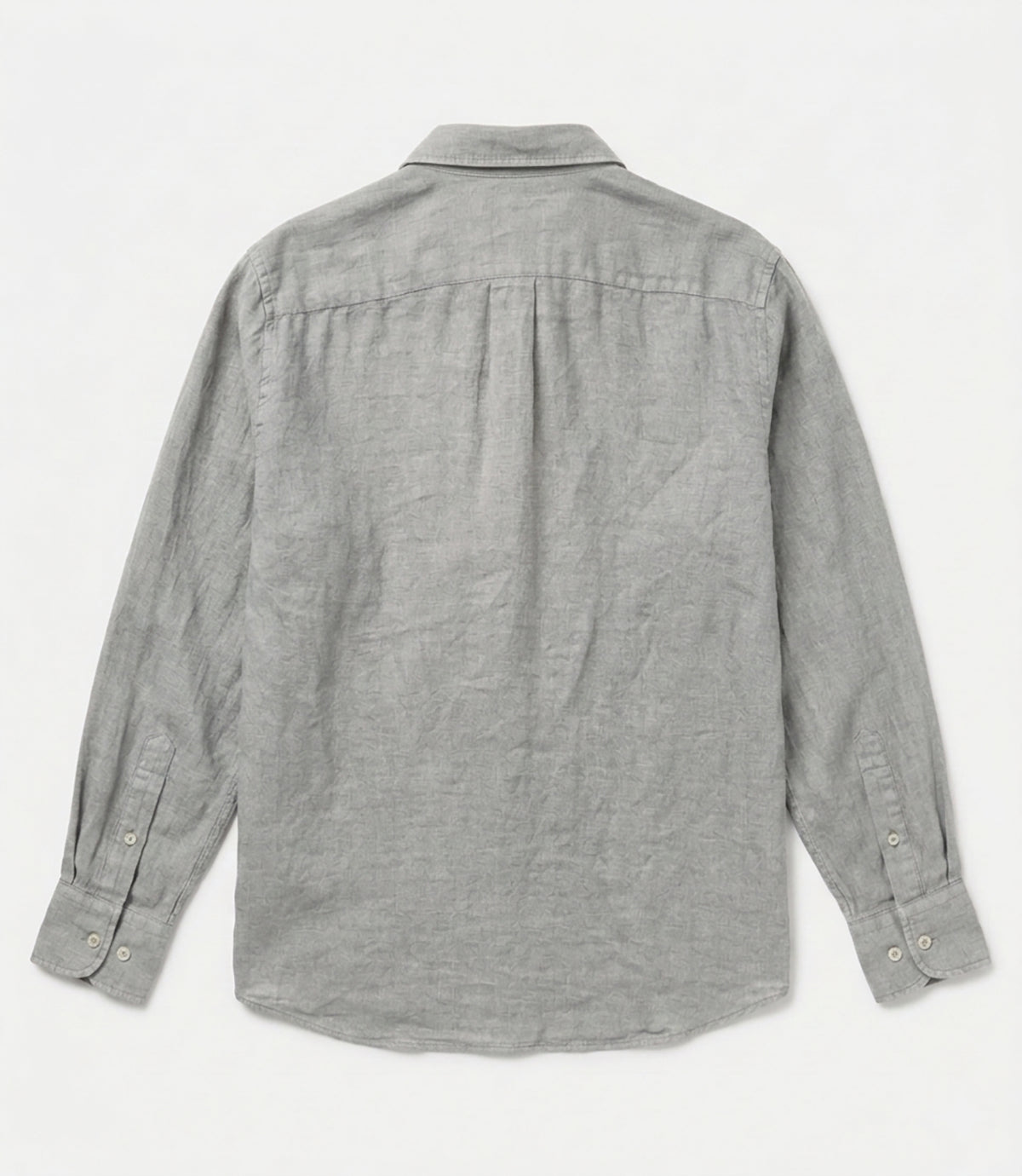Pearl Gray Linen Shirt