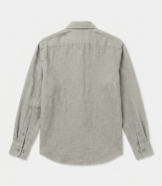 Camisa Lino Verde Racer